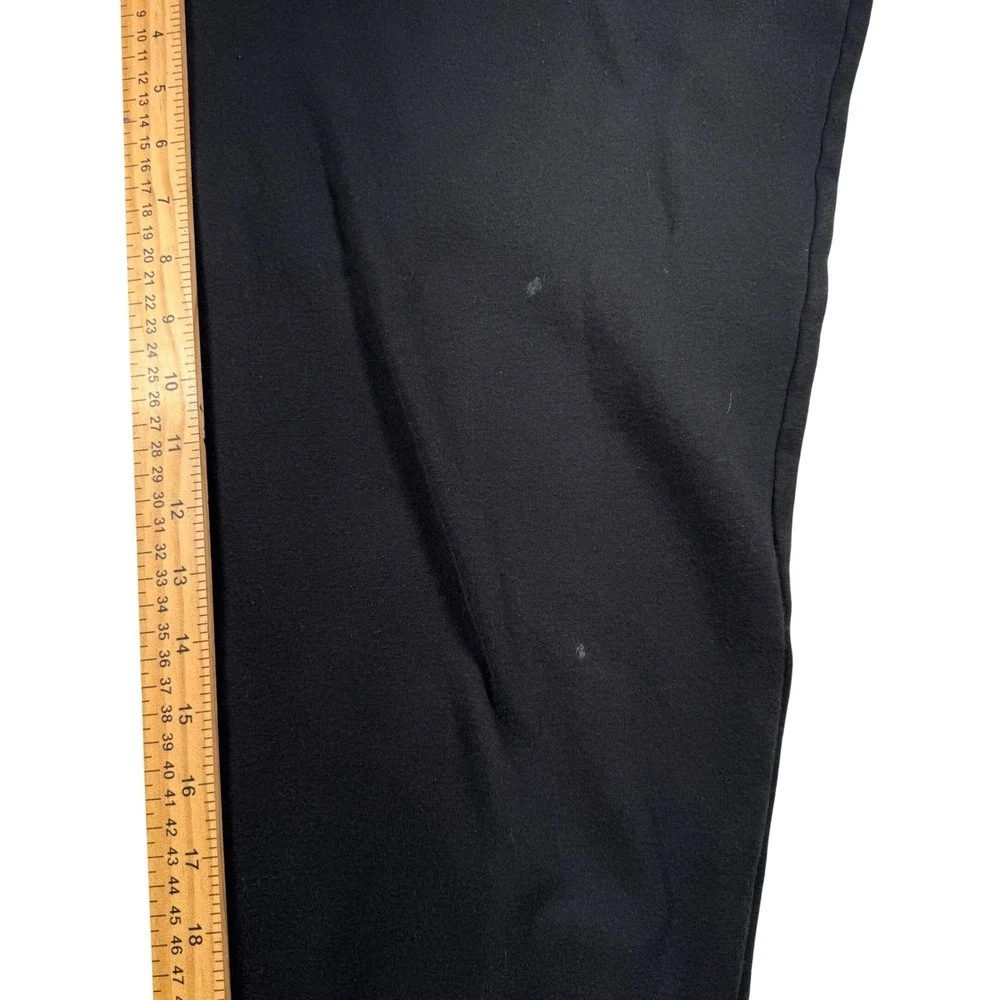 Nike Fleece Joggers Black Sweatpants XS Embroidered Swoosh Logo High Waisted‎
